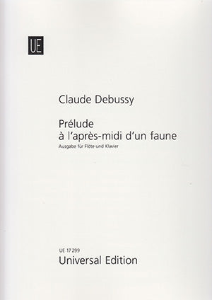 Debussy- Prelude L’Apres-Midi D’un Faune for Flute and Piano (UE)