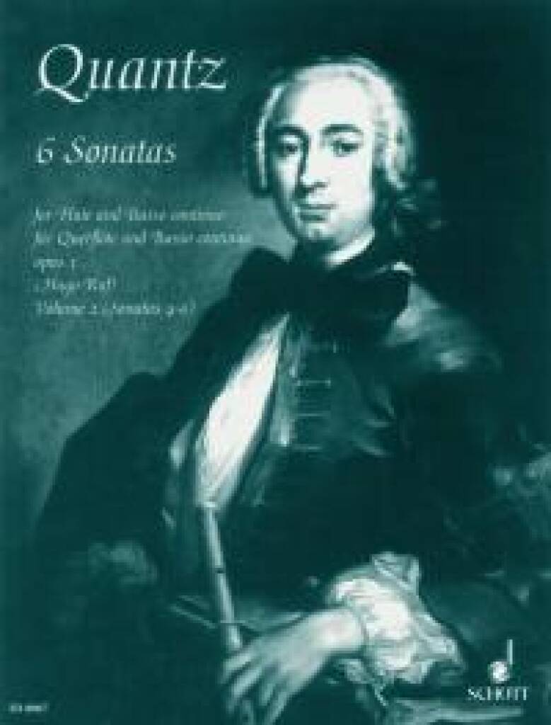 Quantz- Six Sonatas for Flute and Basso Continuo (Schott)