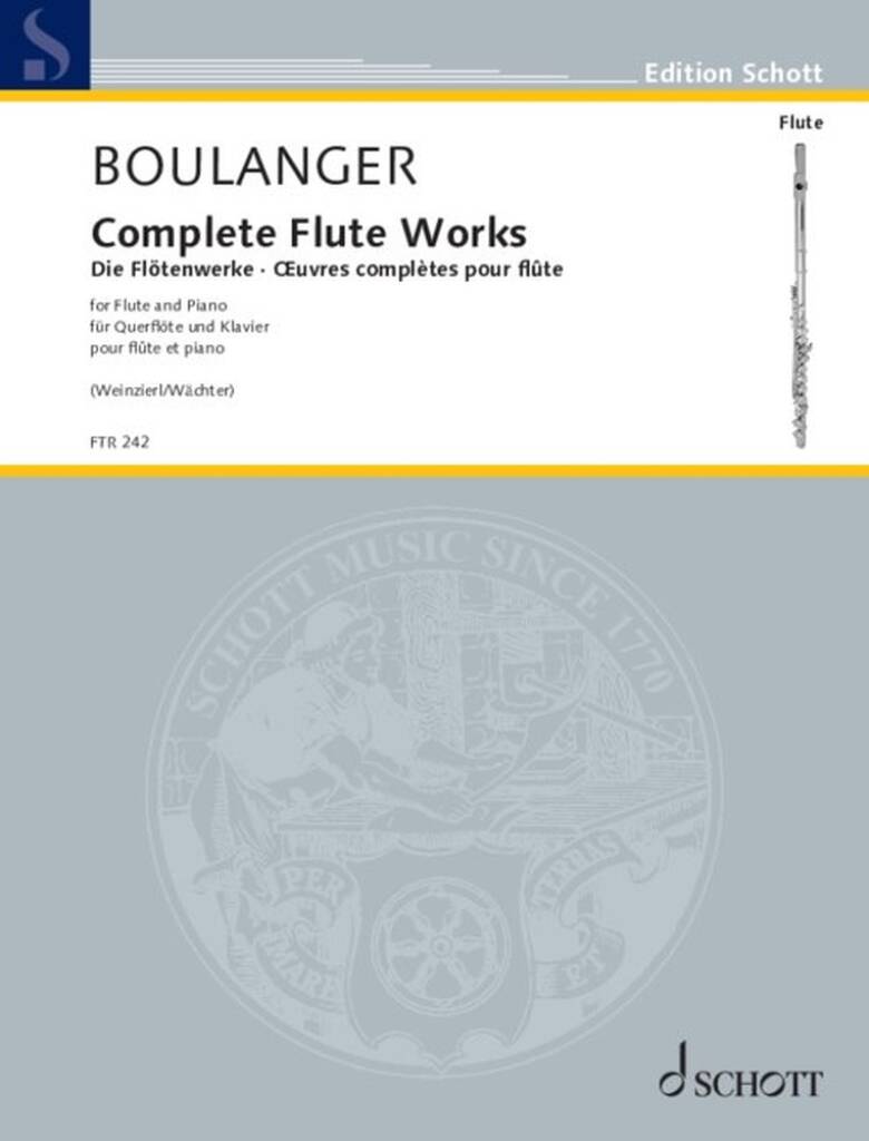 Boulanger- Complete Flute Works for Flute and Piano