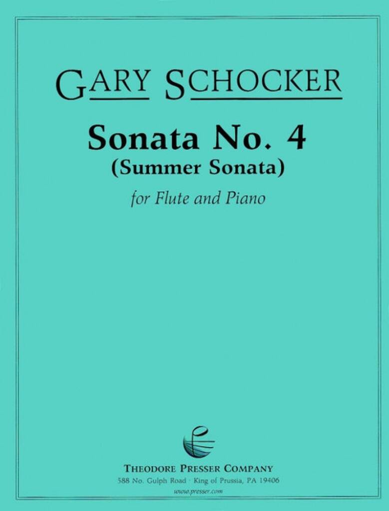 Schocker- Sonata No 4 (Summer Sonata) for Flute and Piano