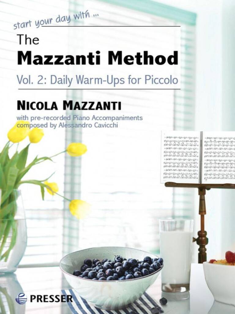 The Mazzanti Method Volume 2 Daily Warm-ups for piccolo front cover