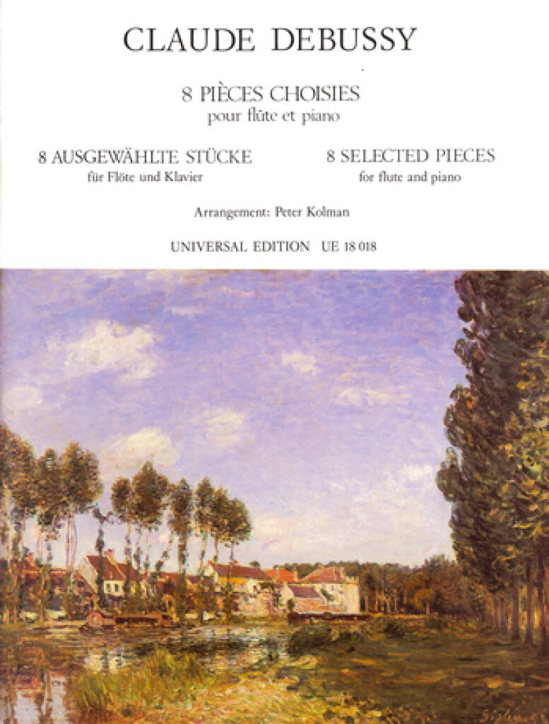 Debussy 8 Selected Pieces for Flute and Piano