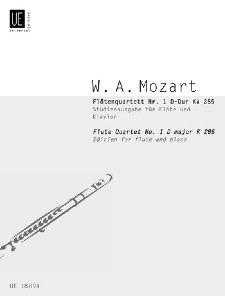 Mozart- Flute Quartet No 1 in D major KV285 for Flute and Piano