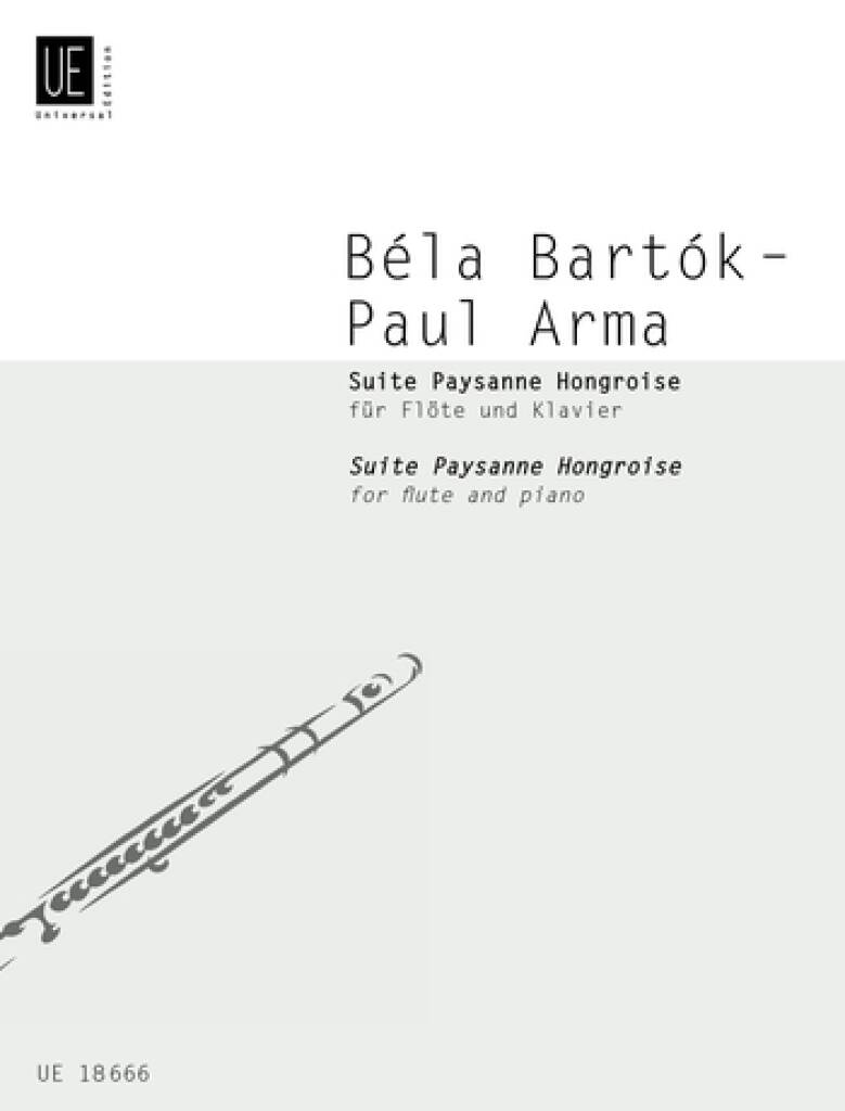 Bartok Suite Paysanne Hongroise for Flute and Piano