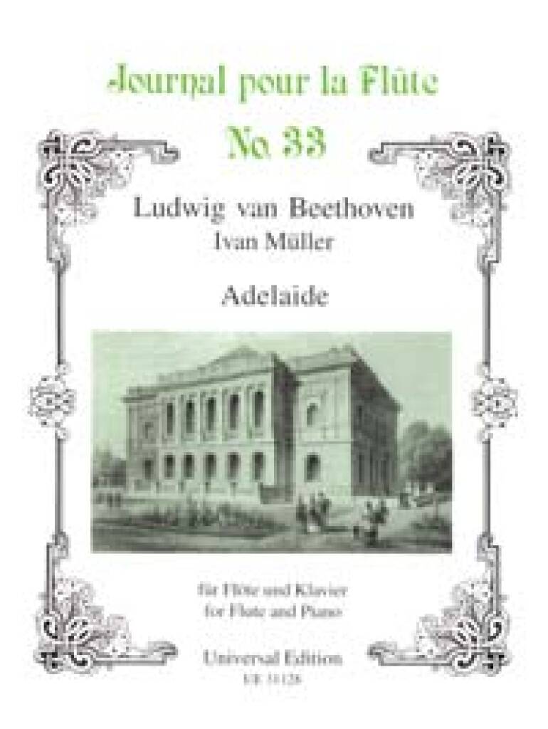 Beethoven: Adelaide for Flute and Piano