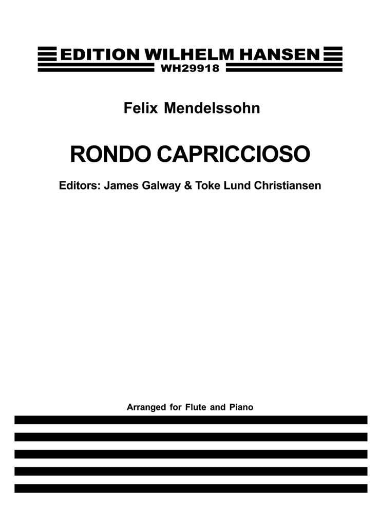 Mendelssohn- Rondo Capriccioso for Flute and Piano (Wilhelm Hansen)