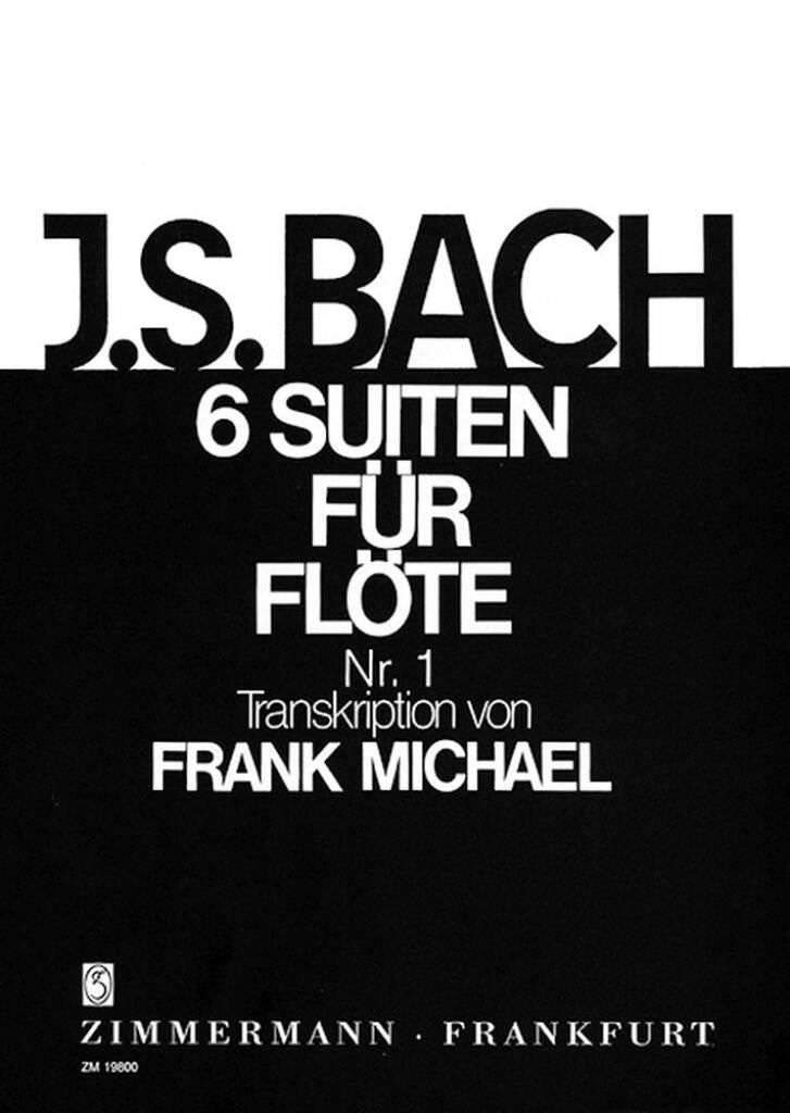 JS Bach 6 Suites for Solo Flute: No.1 (After BWV 1007)- Zimmermann