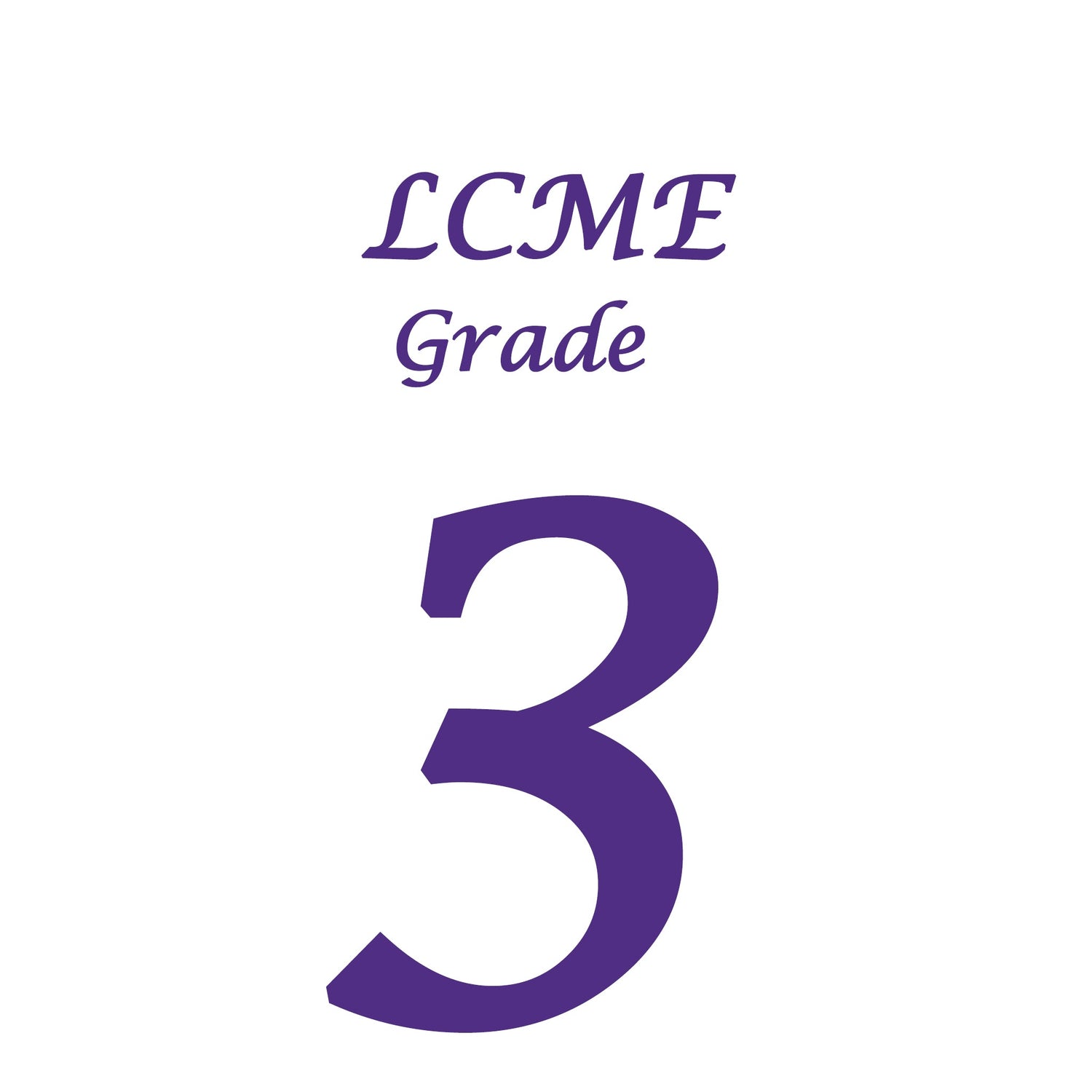 LCME Grade 3