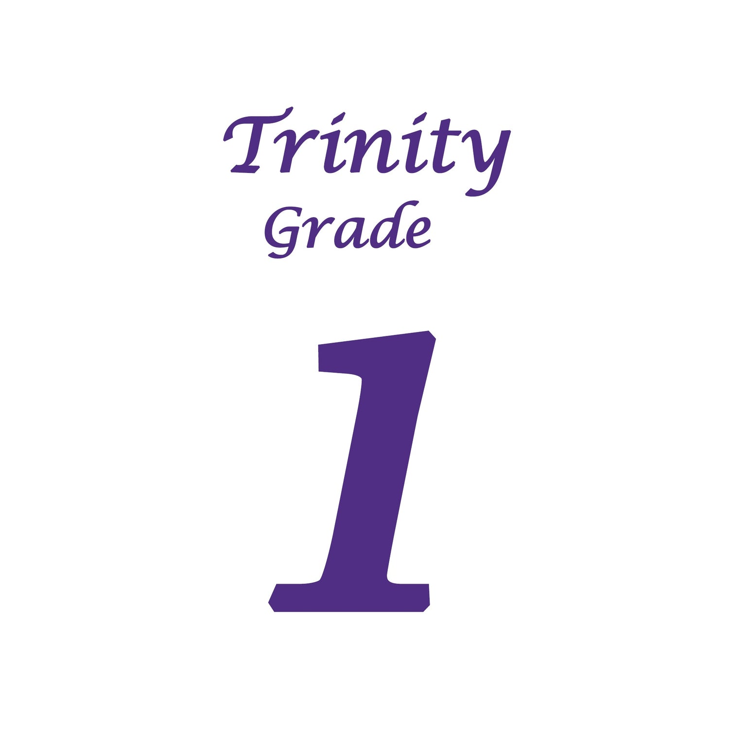 Trinity Grade 1