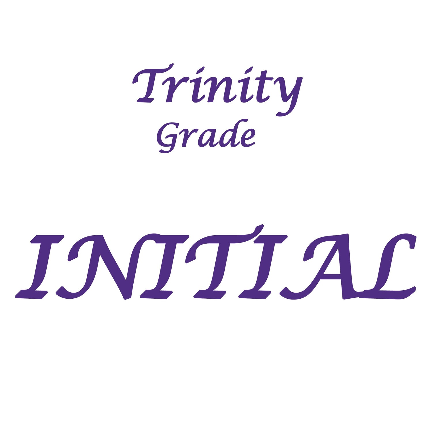 Trinity Grade Initial
