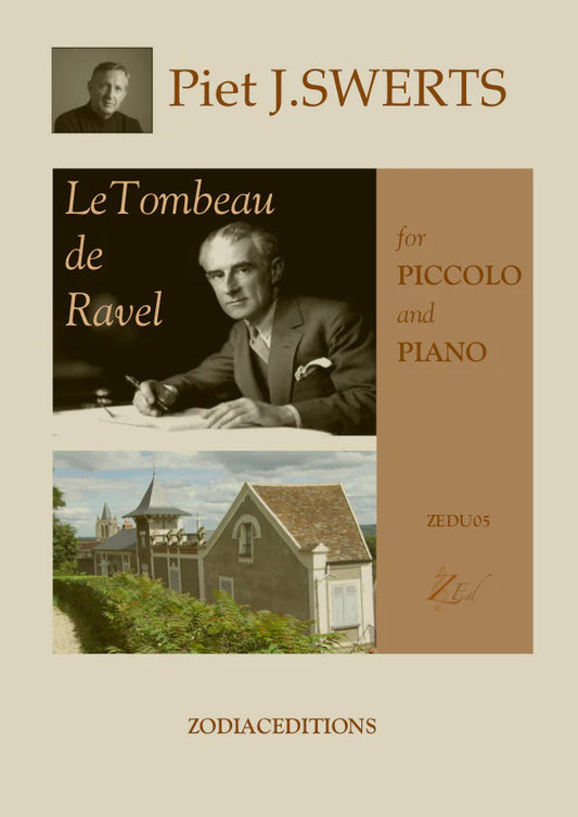 Le Tombeau de Ravel for Piccolo and Piano by Swerts