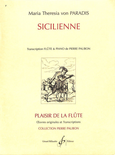 Maria Theresia von Paradis- Sicilienne for Flute and Piano (Billaudot)