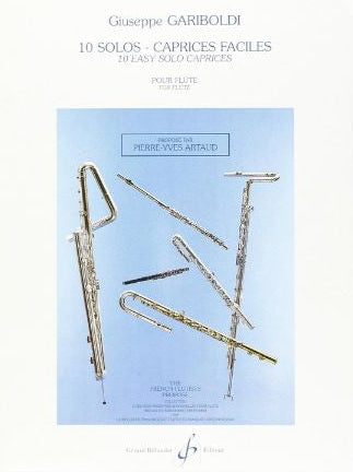 Gariboldi- 10 Easy Solo Caprices for Flute (Billaudot)