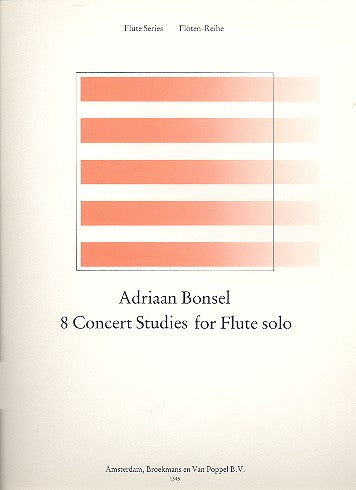 Bonsel- 8 Concert Studies for Flute Solo