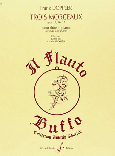 Doppler- Trois Morceaux for Flute and Piano (Billaudot)