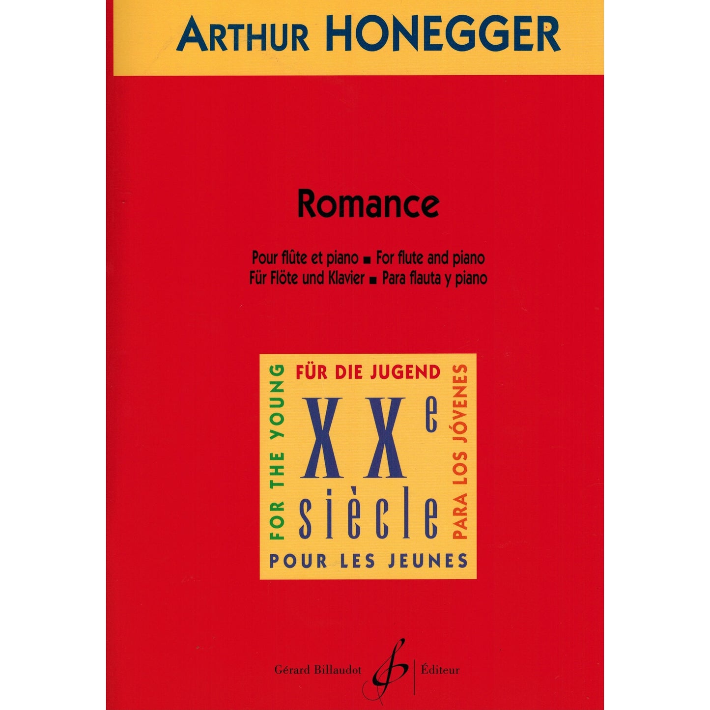 Honegger- Romance for Flute and Piano