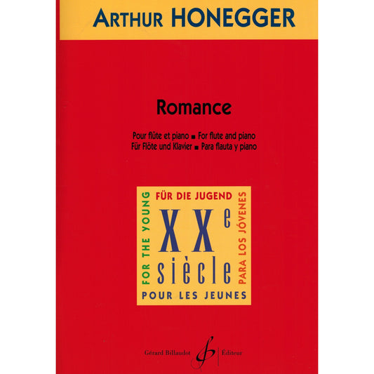 Honegger- Romance for Flute and Piano