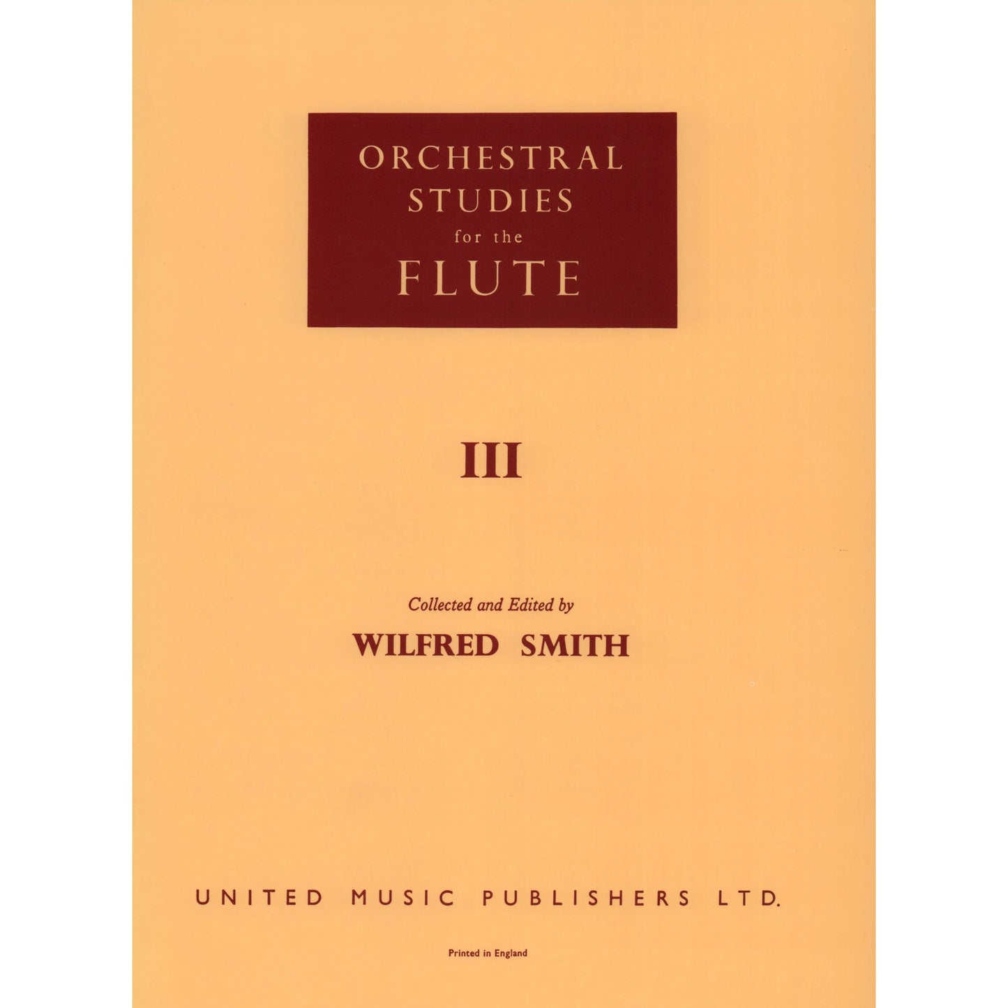 Orchestral Studies for the Flute