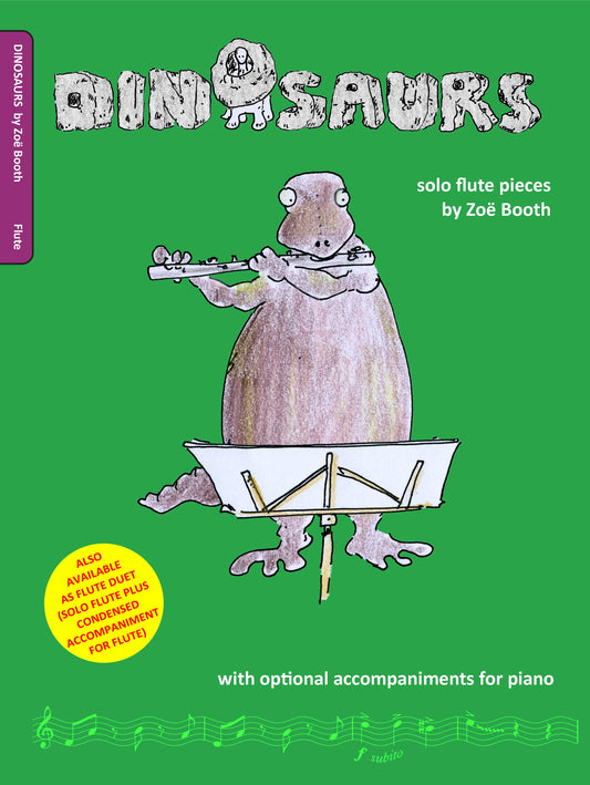 Zoe Booth- Dinosaurs Solo Flute Pieces with Optional Accompaniments