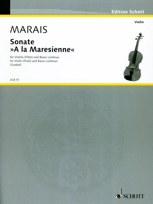 Marais- Sonata "A La Maresienne" for Flute and Basso Continuo