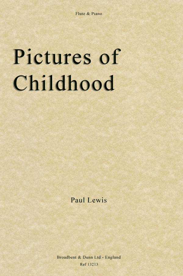 Lewis- Pictures of Childhood for Flute and Piano