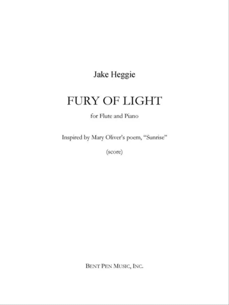 Heggie- Fury of Light for Flute and Piano