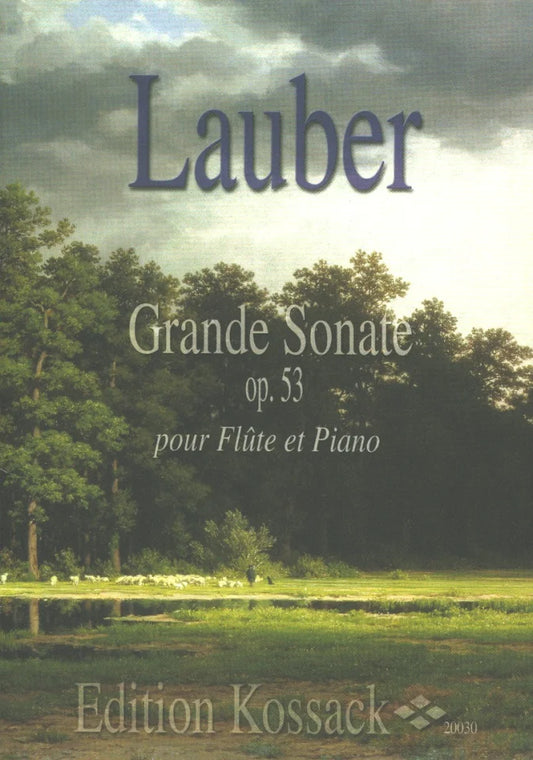 Lauber- Grande Sonate Op.53 for Flute and Piano