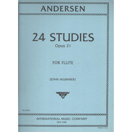 Andersen- 24 Studies for Flute Op. 21 (IMC)