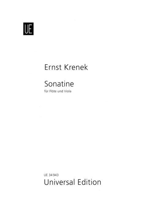 Krenek- Sonatine for Flute and Viola
