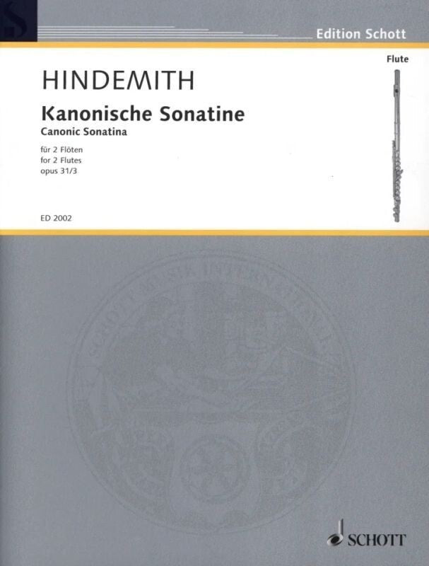 Hindemith- Canonic Sonatina Op.31/3 for Two Flutes