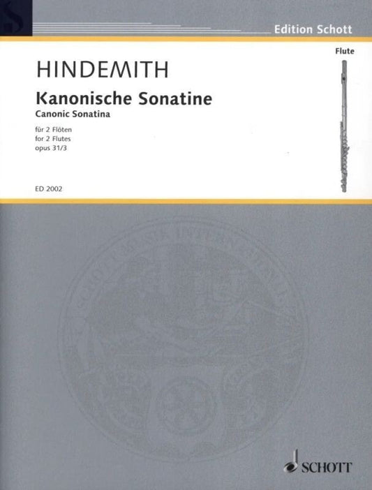 Hindemith- Canonic Sonatina Op.31/3 for Two Flutes