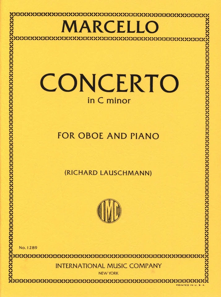 Marcello- Concerto in C minor for Flute and Piano