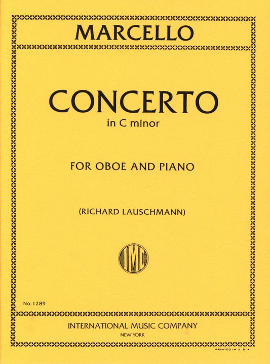 Marcello- Concerto in C minor for Flute and Piano