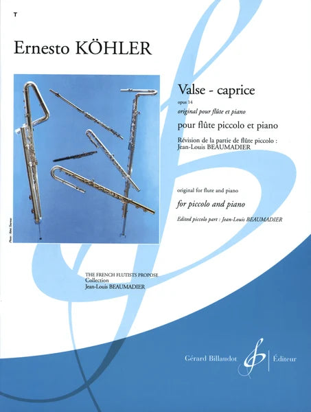 Kohler- Valse-Caprice Op.14 for Piccolo and Piano