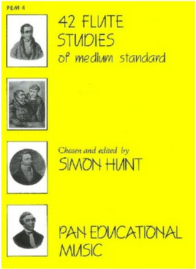 Hunt- 42 Flute Studies of Medium Standard