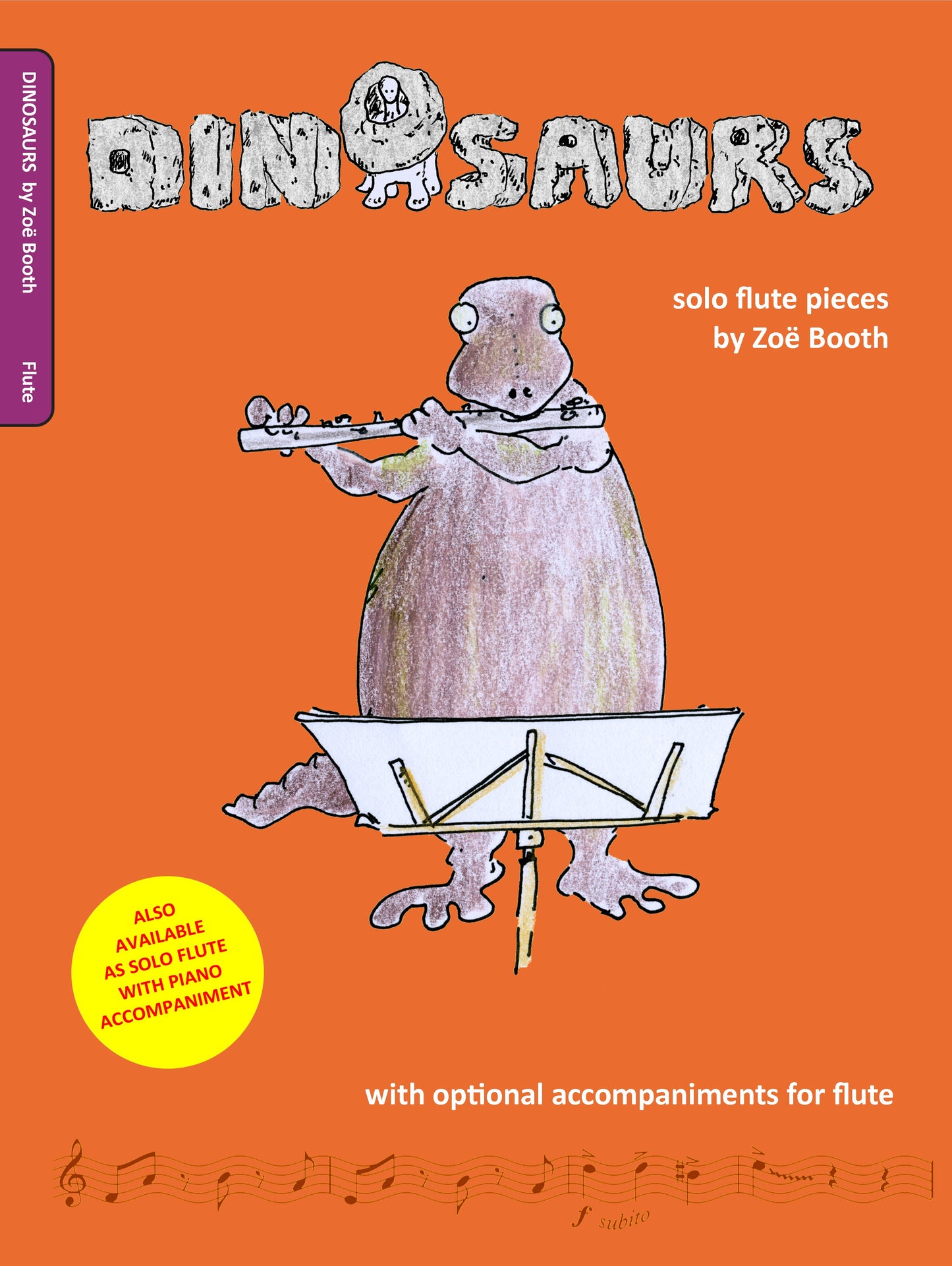 Zoe Booth- Dinosaurs Solo Flute Pieces with Optional Accompaniments