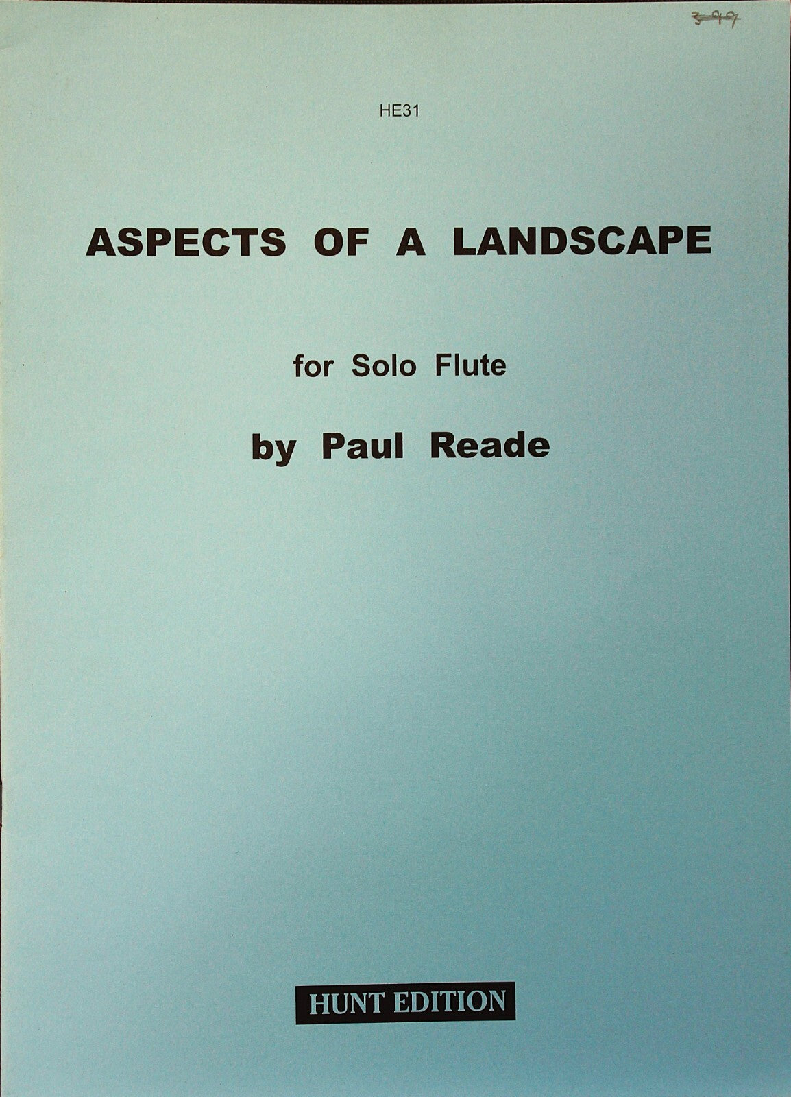 Reade- Aspects of a Landscape for Solo Flute
