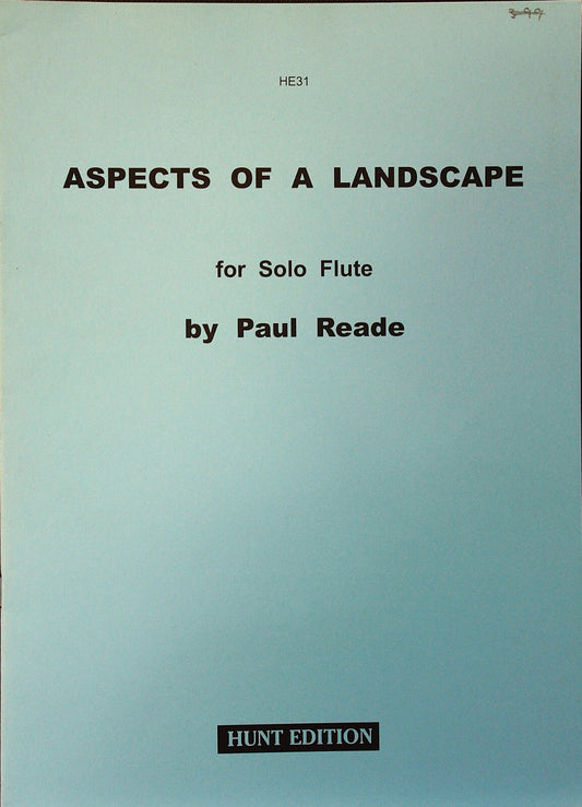 Reade- Aspects of a Landscape for Solo Flute