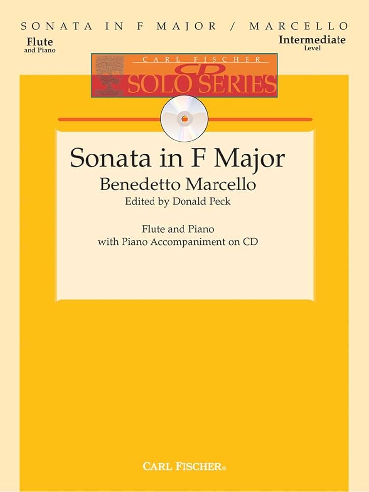 Marcello- Sonata in F for Flute and Piano (Fischer)