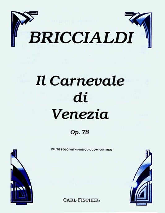 Briccialdi- Il Carnevale Di Venezia Op 78 for Flute & Piano