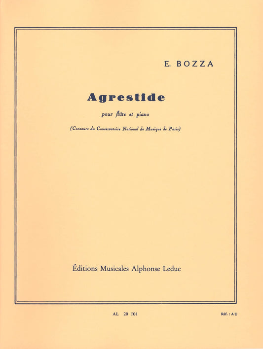 Bozza Agrestide- Flute and Piano