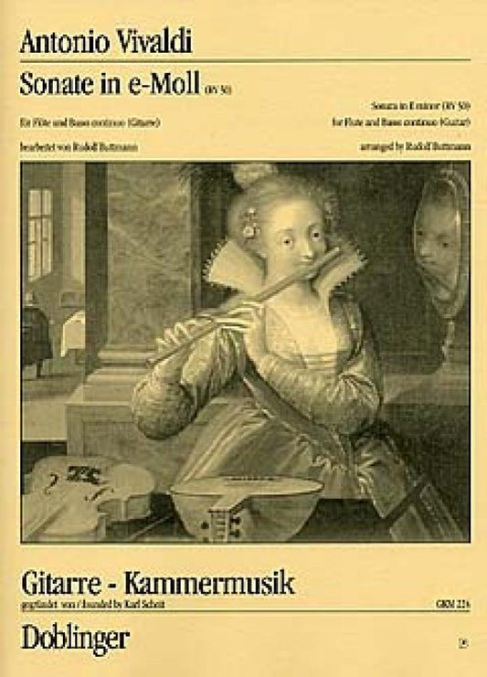 Vivaldi- Sonata in E minor RV50 for Flute and Basso Continuo