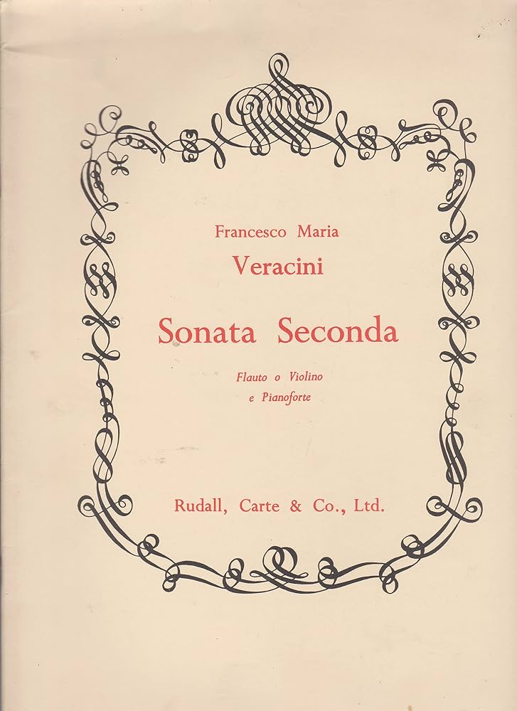 Veracini- Sonata Seconda for Flute (or Violin) and Piano