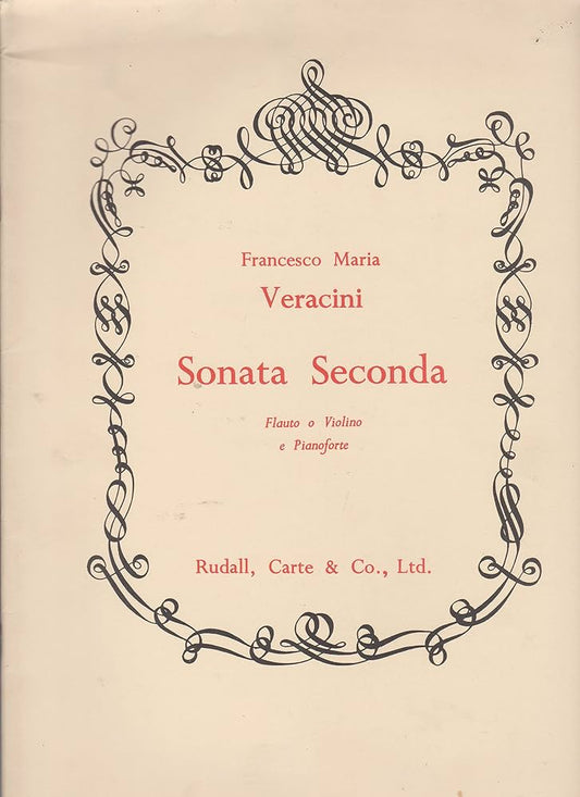 Veracini- Sonata Seconda for Flute (or Violin) and Piano