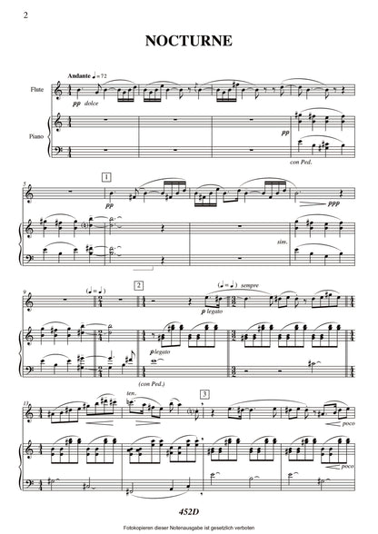 Wiggins- Nocturne Op.77a for Flute and Piano