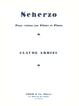 Arrieu- Scherzo for Flute/Violin and Piano