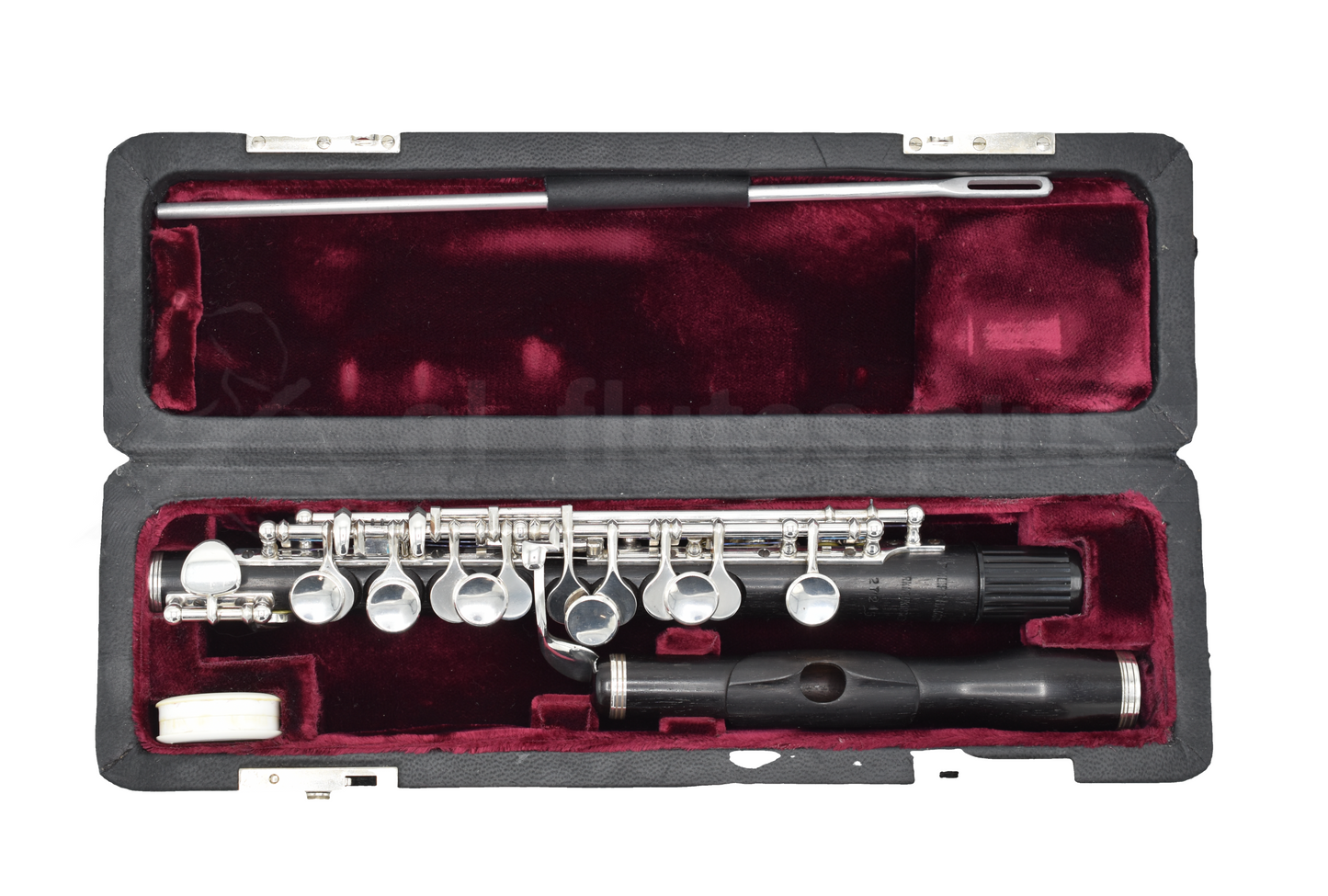 Hammig Grenadilla Pre-owned Piccolo with G# Mechanism and Thin Wall Headjoint in Hard Case