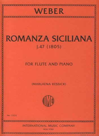 Weber- Romanza Siciliana for Flute and Piano