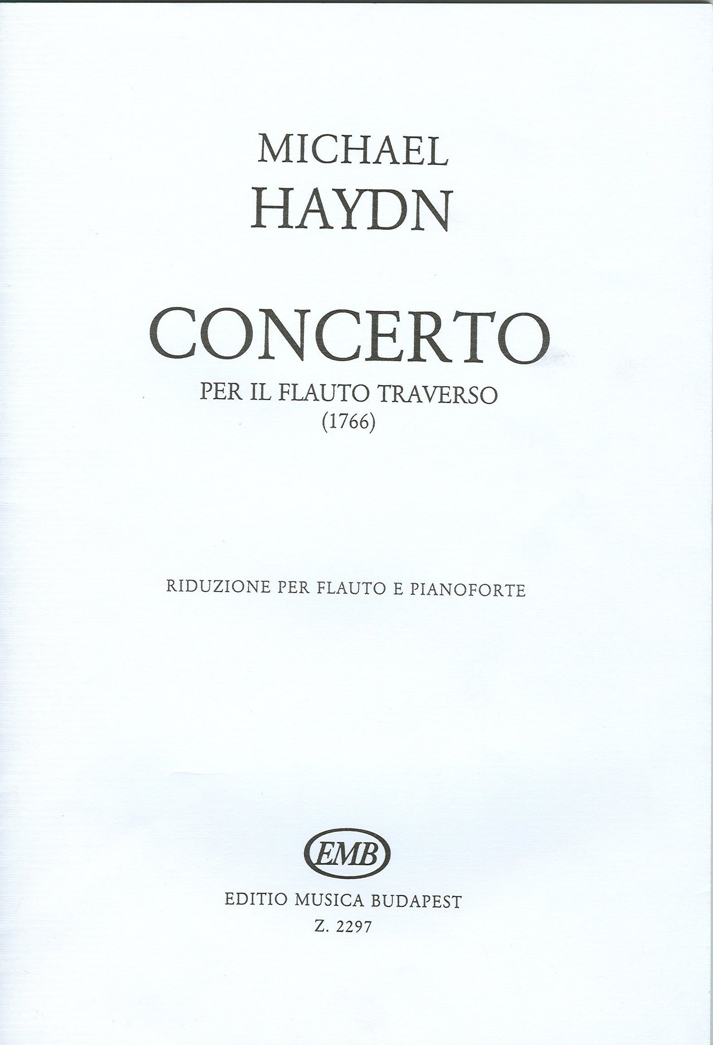 Michael Haydn- Concerto for Flute and Piano