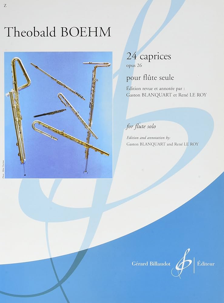 Boehm- 24 Caprices for Flute Op. 26 (Billaudot)